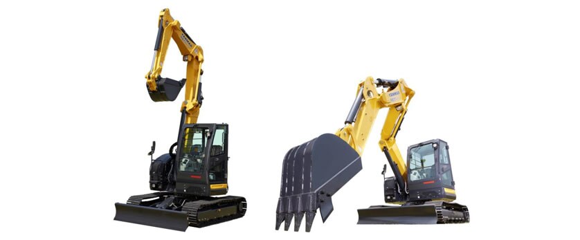 B7-6 Minimal-swing-radius excavator (MSRX)