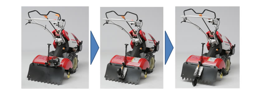 One-touch Auxiliary Wheel for Movement