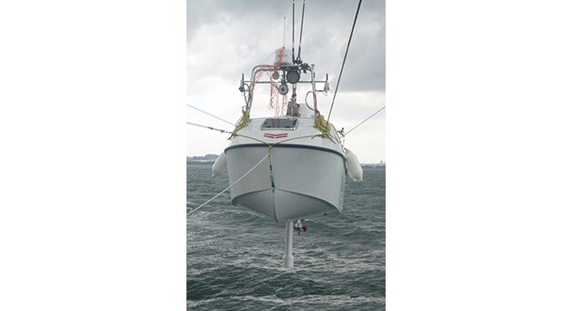 Fig. 12 Prior to Lowering into Water
