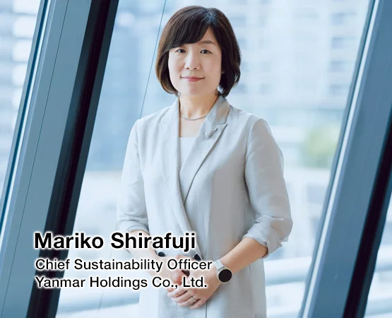 CSuO’s Message: Mariko Shirafuji Chief Sustainability Officer Yanmar Holdings Co., Ltd.